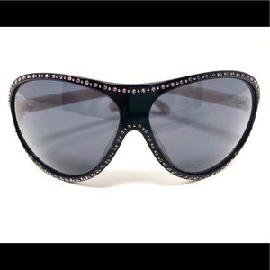 Valentino Aviator Style Swarovski Sunglsses